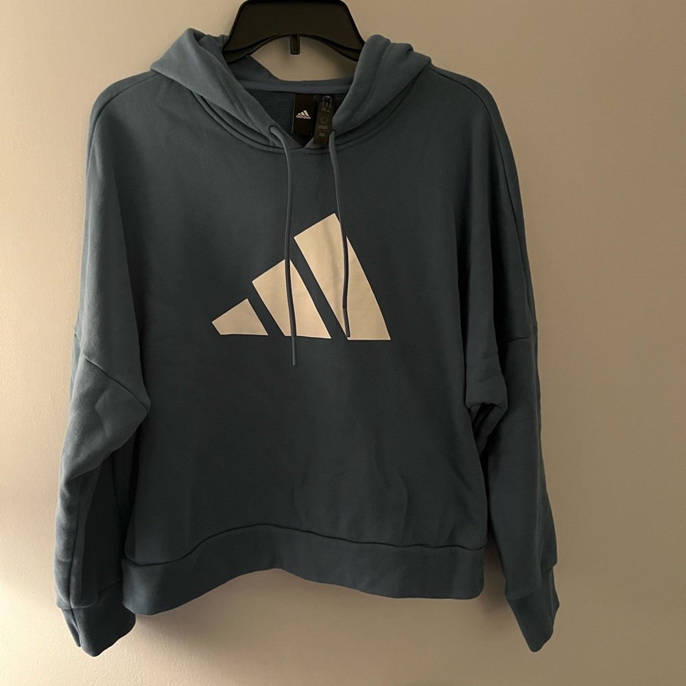 Adidas Women’s Slate Blue Hoodie